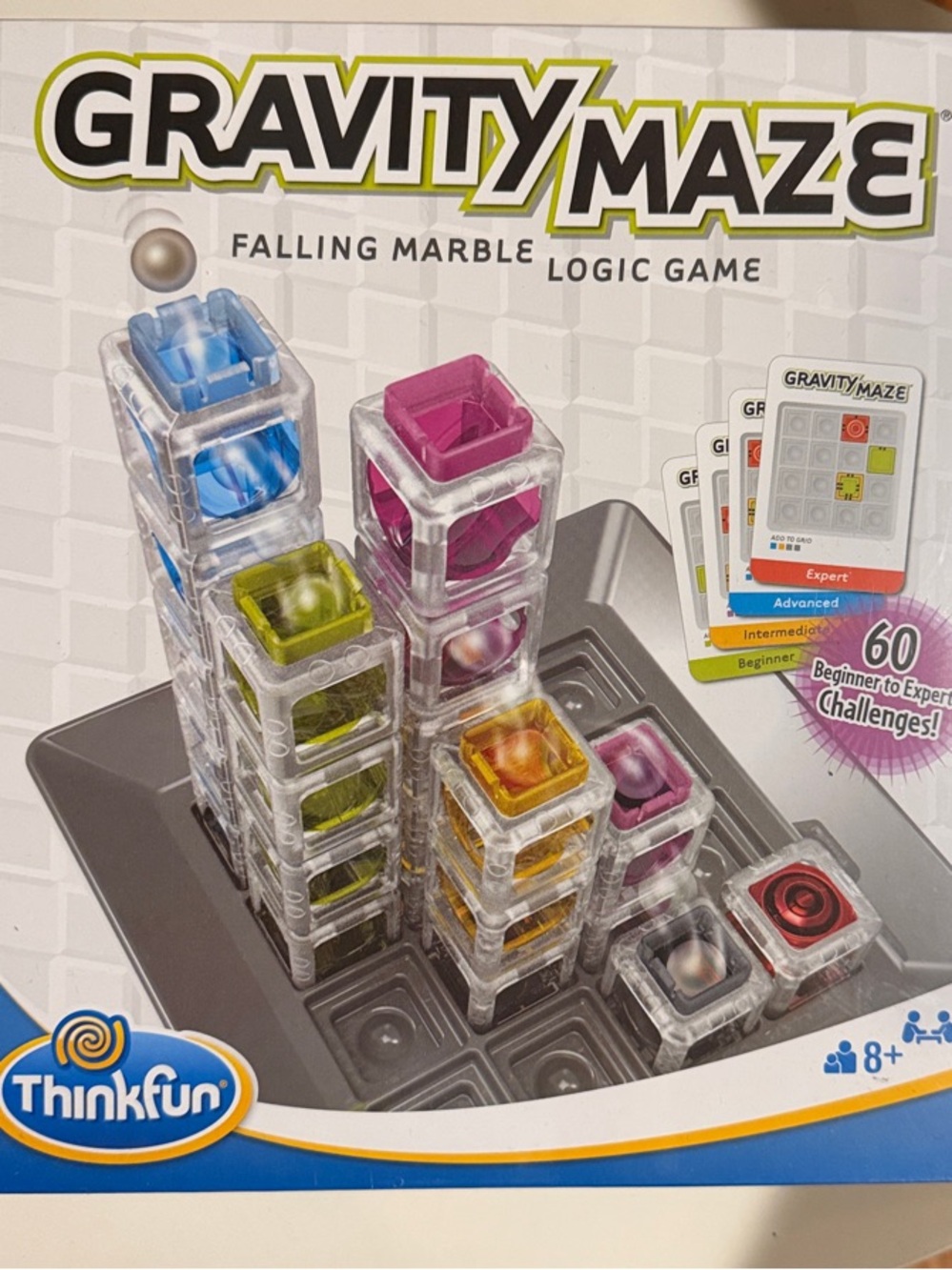 New in packaging! Think! Gravity Maze Marble Logic Game